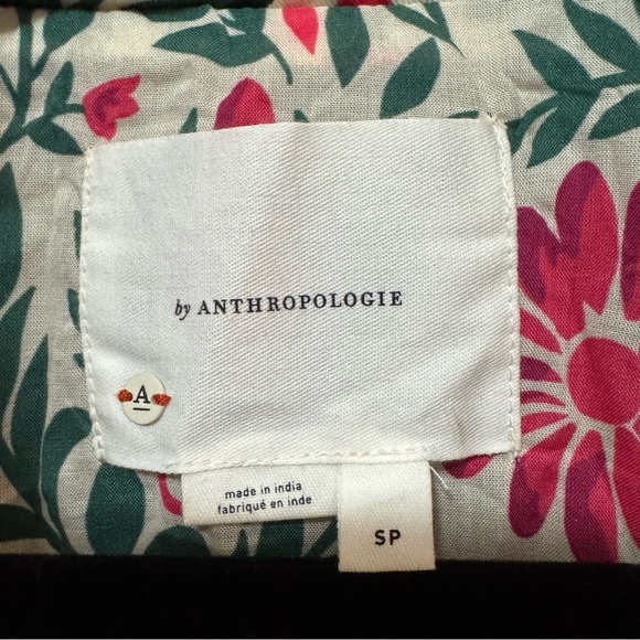 By Anthropologie Floral Patterned Jacket Size Small NWOT $168 - Picture 9 of 13